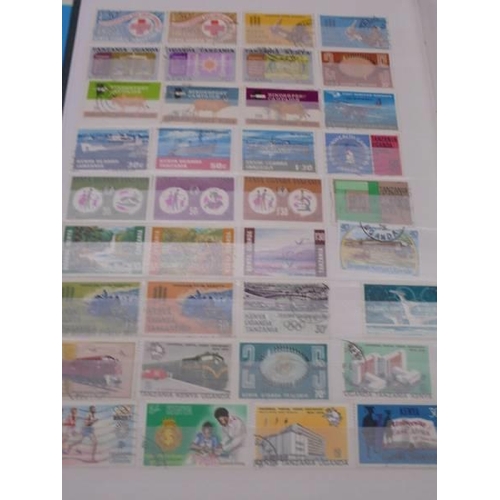 1055 - Five albums of UK and Commonwealth stamps including Victorain.