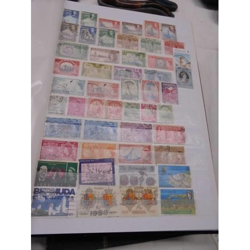 1055 - Five albums of UK and Commonwealth stamps including Victorain.