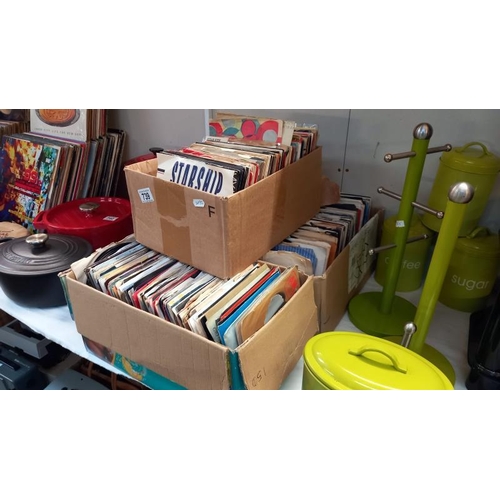 739 - 4 boxes of 45 rpm single records
