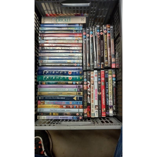 773 - 6 boxes of DVD's covering all genres  COLLECT ONLY