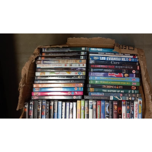 773 - 6 boxes of DVD's covering all genres  COLLECT ONLY