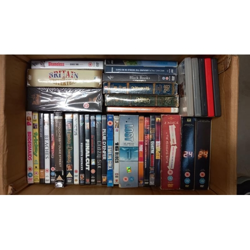 773 - 6 boxes of DVD's covering all genres  COLLECT ONLY