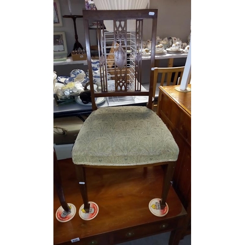 835 - 2 Edwardian chairs, COLLECT ONLY