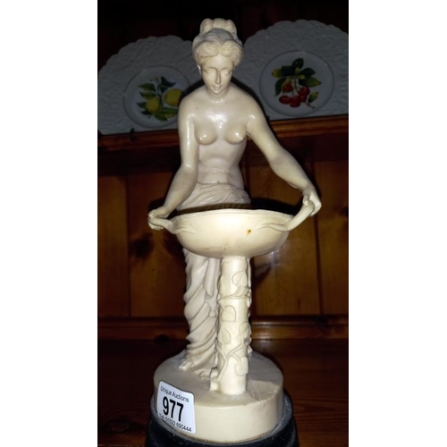 977 - A classical style figurine, height 33cm