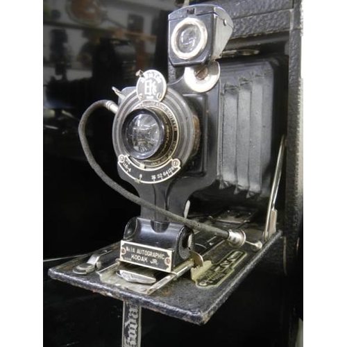 1323 - A good E K Autographic Kodak J R folding camera.