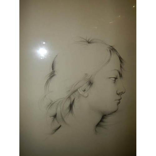 1363 - A framed and glazed limited edition print entitled 'Constanza' by Mario Donizetti, 88/150.