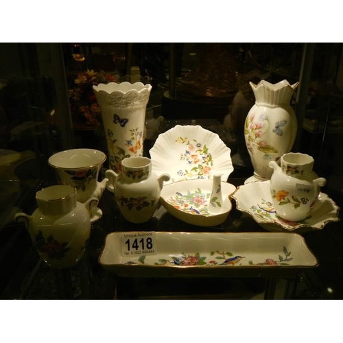 1418 - A mixed lot of Aynsley porcelain.