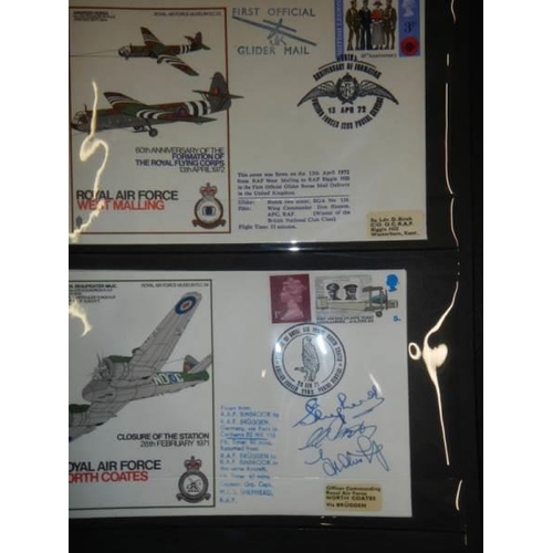 1251 - An album of Royal Air force first day covers and three others.