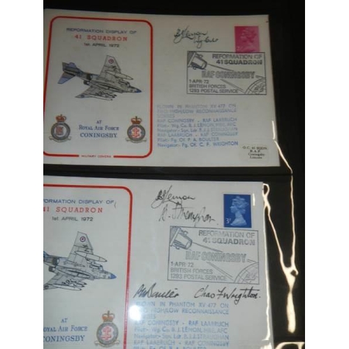 1251 - An album of Royal Air force first day covers and three others.