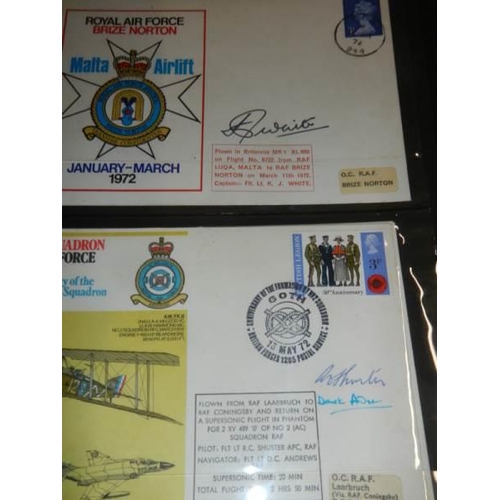 1251 - An album of Royal Air force first day covers and three others.