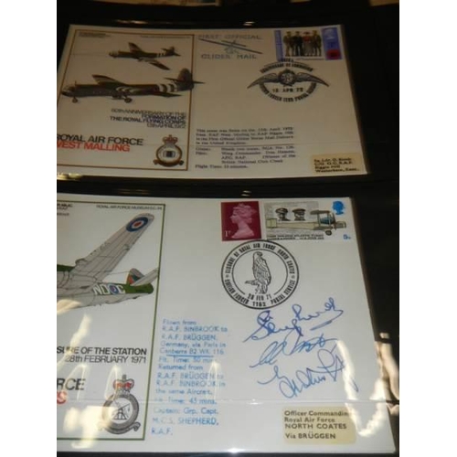 1251 - An album of Royal Air force first day covers and three others.