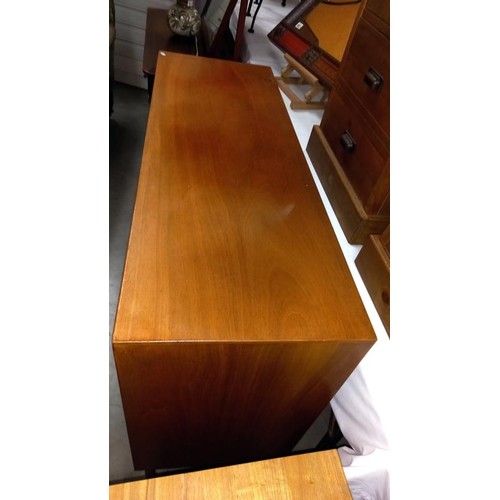 854 - A vintage Gordon Russell teak sideboard, 122cm x 43cm x 91cm, COLLECT ONLY