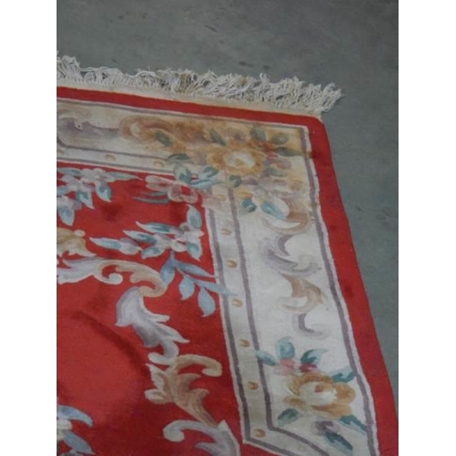 1562 - A Chinese patterned carpet, 265 x 153 cm, COLLECT ONLY.