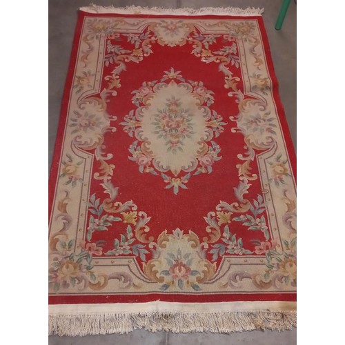 1562 - A Chinese patterned carpet, 265 x 153 cm, COLLECT ONLY.