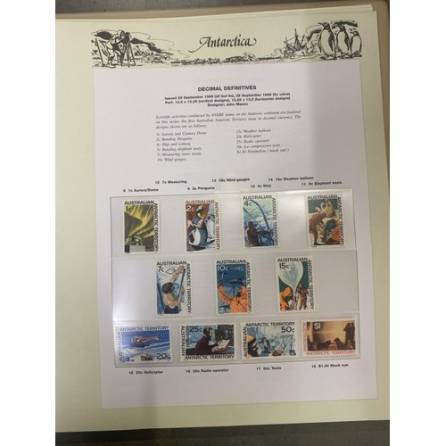 1100B - An album of mint Australian Antarctic Territories stamps 1975-2014