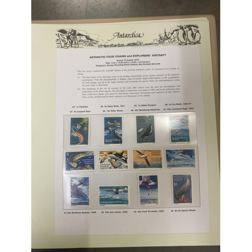 1100B - An album of mint Australian Antarctic Territories stamps 1975-2014