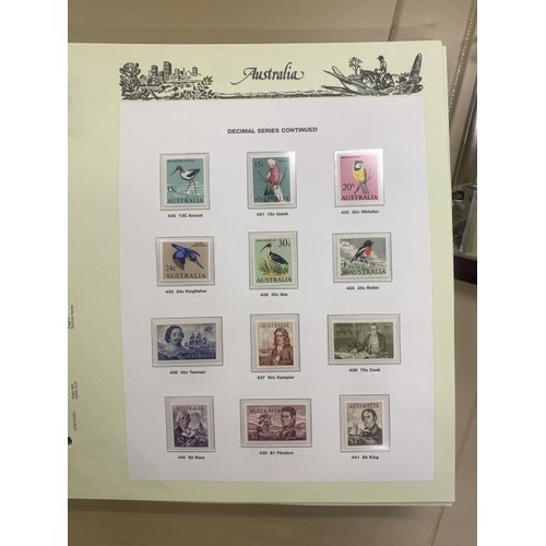 1100C - An excellent collection of mint Australian stamps in 4 albums from 1957-2015