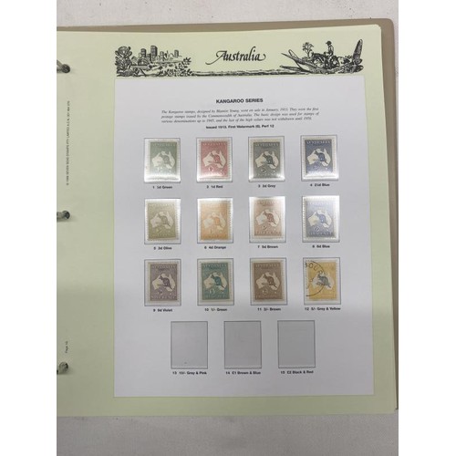 1100D - An excellent collection of mint Australian pre-decimal stamps (appears to be missing 7 Kangaroos and... 