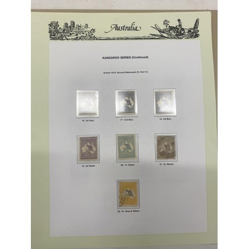 1100D - An excellent collection of mint Australian pre-decimal stamps (appears to be missing 7 Kangaroos and... 