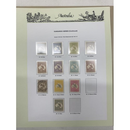 1100D - An excellent collection of mint Australian pre-decimal stamps (appears to be missing 7 Kangaroos and... 