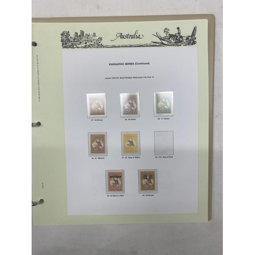 1100D - An excellent collection of mint Australian pre-decimal stamps (appears to be missing 7 Kangaroos and... 