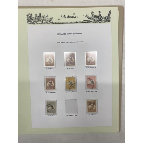 1100D - An excellent collection of mint Australian pre-decimal stamps (appears to be missing 7 Kangaroos and... 