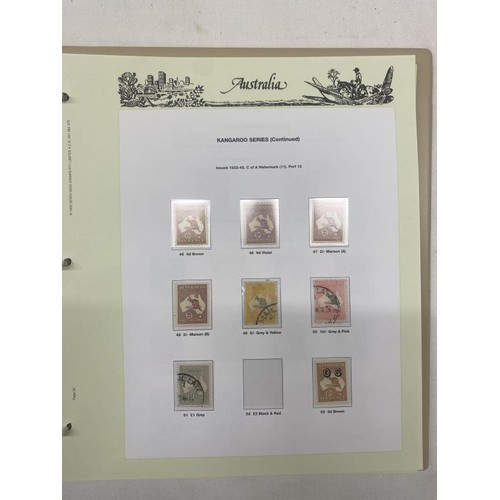 1100D - An excellent collection of mint Australian pre-decimal stamps (appears to be missing 7 Kangaroos and... 