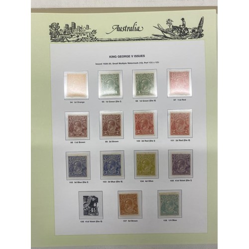 1100D - An excellent collection of mint Australian pre-decimal stamps (appears to be missing 7 Kangaroos and... 