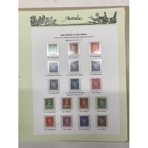 1100D - An excellent collection of mint Australian pre-decimal stamps (appears to be missing 7 Kangaroos and... 