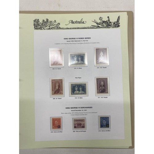 1100D - An excellent collection of mint Australian pre-decimal stamps (appears to be missing 7 Kangaroos and... 