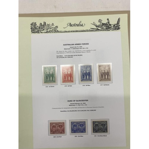 1100D - An excellent collection of mint Australian pre-decimal stamps (appears to be missing 7 Kangaroos and... 