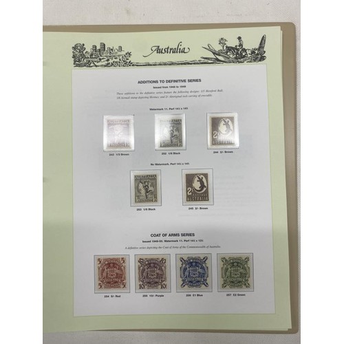 1100D - An excellent collection of mint Australian pre-decimal stamps (appears to be missing 7 Kangaroos and... 