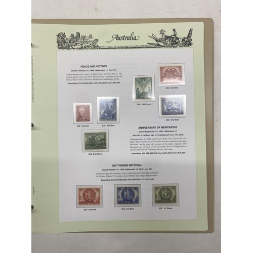 1100D - An excellent collection of mint Australian pre-decimal stamps (appears to be missing 7 Kangaroos and... 