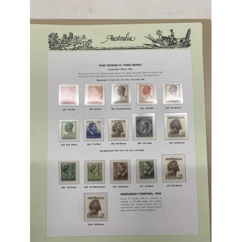 1100D - An excellent collection of mint Australian pre-decimal stamps (appears to be missing 7 Kangaroos and... 