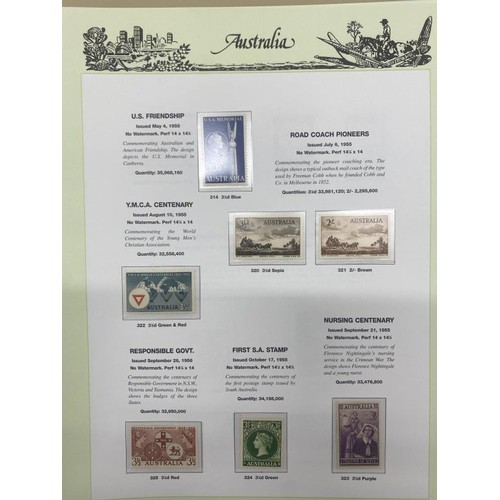 1100D - An excellent collection of mint Australian pre-decimal stamps (appears to be missing 7 Kangaroos and... 