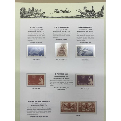 1100D - An excellent collection of mint Australian pre-decimal stamps (appears to be missing 7 Kangaroos and... 