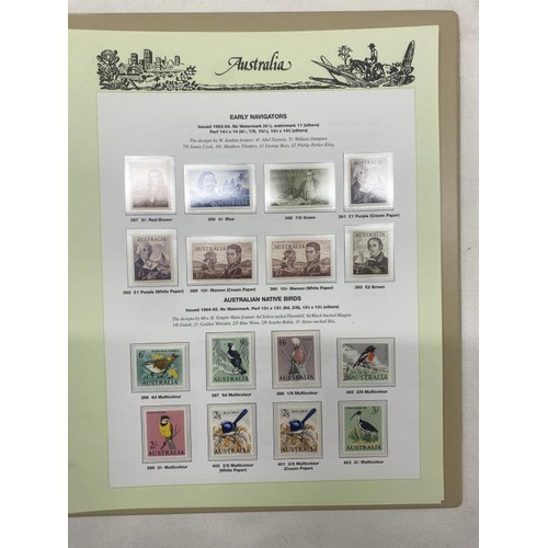 1100D - An excellent collection of mint Australian pre-decimal stamps (appears to be missing 7 Kangaroos and... 