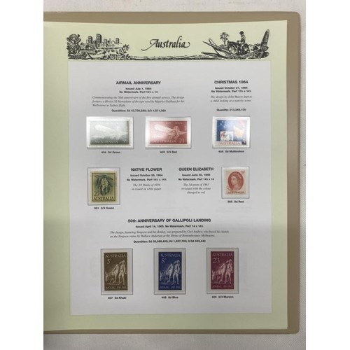 1100D - An excellent collection of mint Australian pre-decimal stamps (appears to be missing 7 Kangaroos and... 