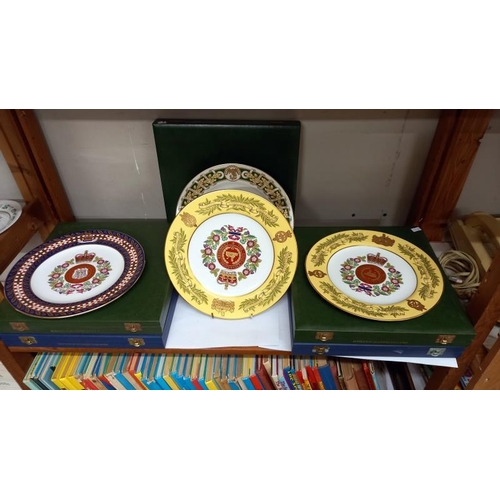 809 - 9 Spode military crest collectors plates