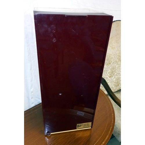 1450A - A vintage Platignum fountain pen shop display cabinet 23cm x 21cm x height 49cm COLLECT ONLY