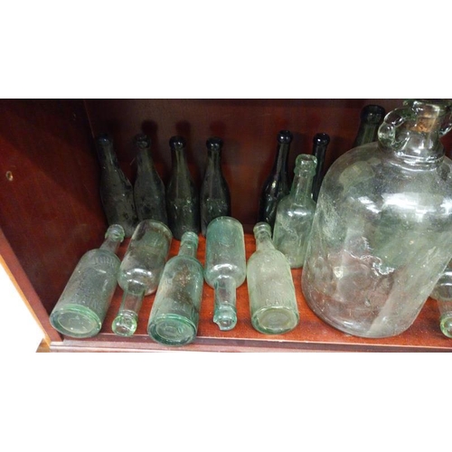 835 - A quantity of vintage bottles, all Gainsborough, most chipped on neck rim.