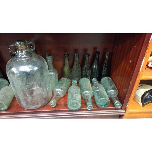 835 - A quantity of vintage bottles, all Gainsborough, most chipped on neck rim.