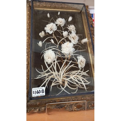 1160B - A Victorian floral diorama