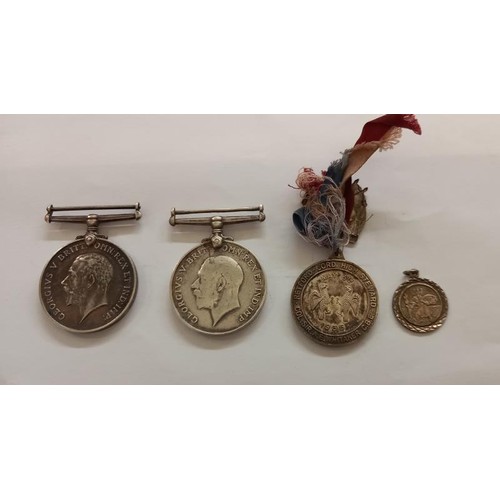 1048 - A collection of medals including Victoria Defence of Ladysmith medal for Pte G Bennett, Faithful Ser... 