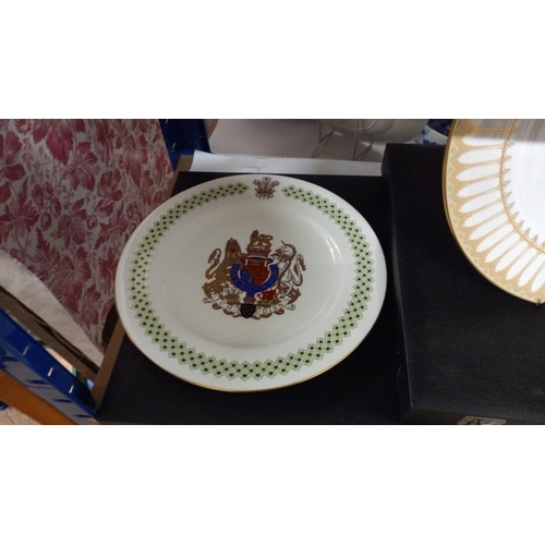 928 - 3 boxed Spode Regimental crests collectors plates