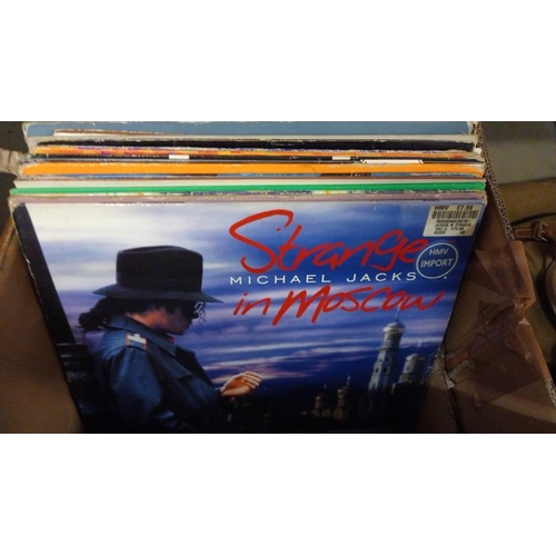 943 - A quantity of dance LP's including white label