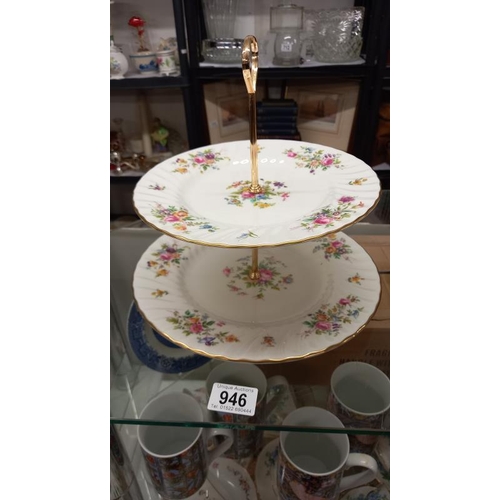 946 - A Minton 'Marlow' cake stand