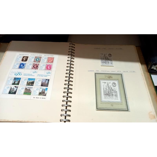 972 - A quantity of stamp albums etc.