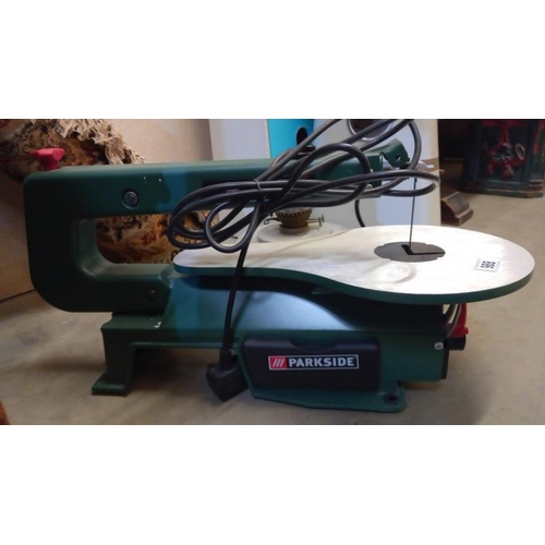 988 - A new electric table fret saw, COLLECT ONLY.