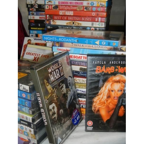 520 - A large quantity of DVD's.